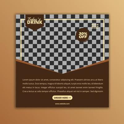 Drink Social Media Template