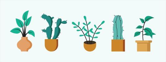 Flowerpot illustration in vector graphic