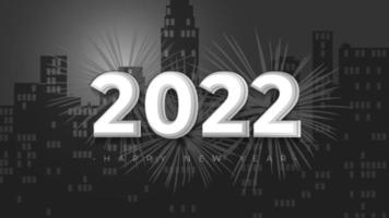 dark grey 2022 banner design background vector