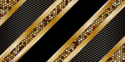 luxury black gold background elegant and unique vector