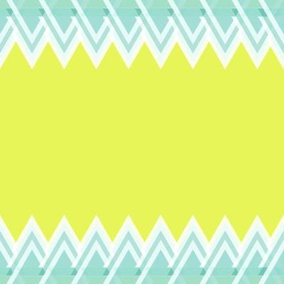 Card with triangular frame. Seamless geometric pattern. Leaflet with seamless abstract triangle geometrical background. Infinity geometric pattern