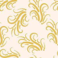 Abstract curly seamless pattern. Swirl background. vector