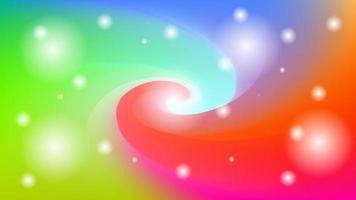 Colorful blurred swirl background with stars, lights. Modern abstract gradient card. Business poster. vector