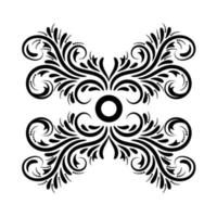 Abstract curly element for design, swirl, curl. vector
