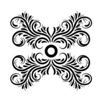 Abstract curly element for design, swirl, curl. vector