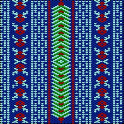 New Year, Christmas, winter, festive pixel pattern.