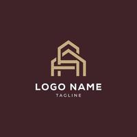Minimalist Initial Letter AA, Logo icon concept. Creative Minimal Alphabet emblem design template. Graphic Symbol for Corporate Business Identity.Creative Vector graphic element.