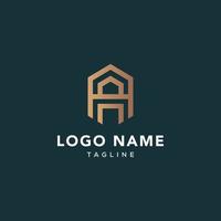Minimalist Initial Letter AA, Logo icon concept. Creative Minimal Alphabet emblem design template. Graphic Symbol for Corporate Business Identity.Creative Vector graphic element.