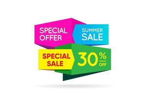 Sale banner template design, Big sale special offer. Vector illustration.