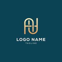 Minimalist Initial Letter AA, Logo icon concept. Creative Minimal Alphabet emblem design template. Graphic Symbol for Corporate Business Identity.Creative Vector graphic element.
