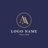 Letter AA line logo design. Linear creative minimal monogram symbol. Universal elegant vector emblem. Premium business logotype. Graphic alphabet symbol for corporate identity