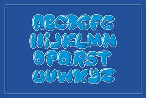 3d bold and strong modern typeface, vibrant cool style effect , eps 10 vector