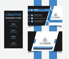 Creative Business Card Design Template vector