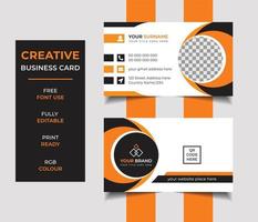 Creative Business Card Design Template vector