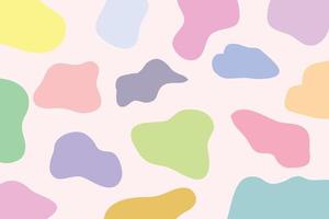 seamless pattern cow rainbow background vector