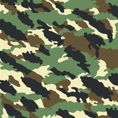 soldier camouflage stripe woodland jungle leaves pattern military background suitable for print cloth and packaging