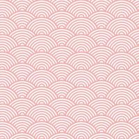 pink japanese style seamless traditional pattern circles ornate for your design vector