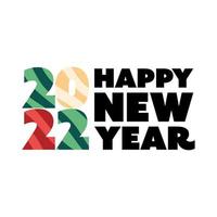 2022 New Year tamplate vector