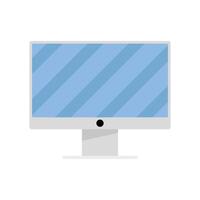 desktop computer tech vector