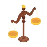 justice scale balance vector