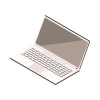 laptop computer device vector