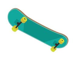 green skateboard sport vector