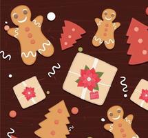 christmas celebration pattern vector