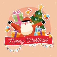 christmas season santa vector