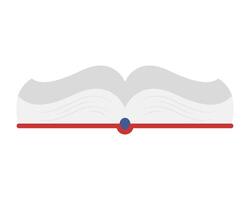 text book open school supply icon vector