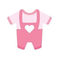 cute clothes baby accessory icon vector