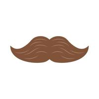 mexican macho mustache isolated icon