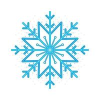 winter season snowflake vector