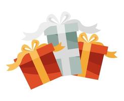 christmas gifts presents vector