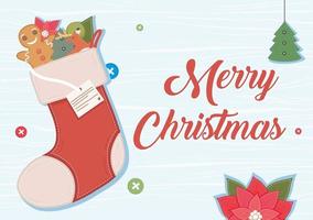 merry christmas lettering vector