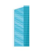 great blue skyscraper vector