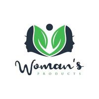 natural female beauty logo vector