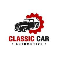 car repair logo design vector