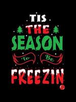 Merry Christmas lettering typography quote. Christmas t-shirt design. Christmas merchandise designs vector