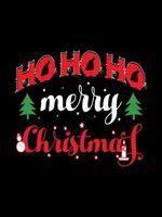 Merry Christmas lettering typography quote. Christmas t-shirt design. Christmas merchandise designs vector