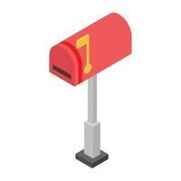 Trendy Letterbox Concepts vector