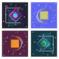 Abstract Memphis Background Design Arts. Cool background. Background image vector