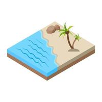 Island Beach Concepts vector