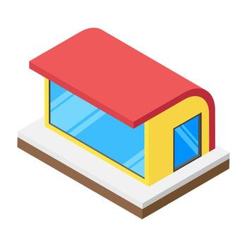 conceptos de edificio de oficinas vector