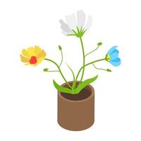 Pot Plant Concepts vector