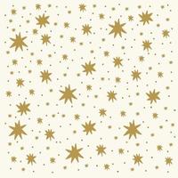A pattern for a postcard with Stars. Background of space shapes for craft paper. Beautiful hand-drawn beige star. Backing for gift wrapping. Vector illustration