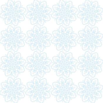 Blue snow pattern vector