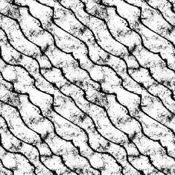 Seamless abstract pattern, black ink texture for design vector