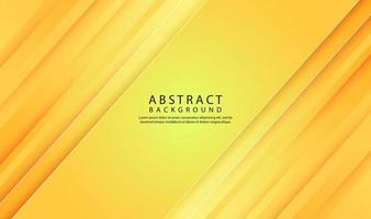 Abstract 3D geometric background overlap layer on bright space with orange stripes decoration. Modern template element future style concept for flyer, card, cover, brochure, or landing page vector