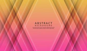 Abstract 3D geometric background overlap layer on bright space with colorful stripes decoration. Modern template element future style concept for flyer, card, cover, brochure, or landing page vector