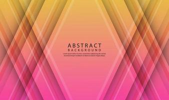 Abstract 3D geometric background overlap layer on bright space with colorful stripes decoration. Modern template element future style concept for flyer, card, cover, brochure, or landing page vector